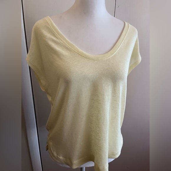 NWT Banana Republic Linen-Blend T-Shirt - Picture 2 of 14